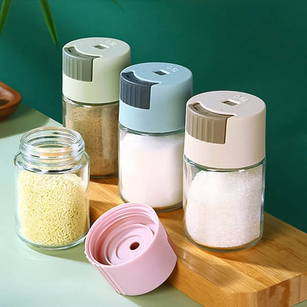 Adjustable Spice Dispenser Glass Jar(1 Pc) - dailyneed.life