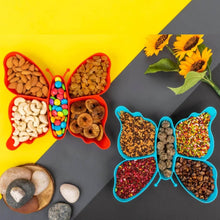 5 Compartment Multipurpose Butterfly Plastic Tray (1 Pc) - dailyneed.life