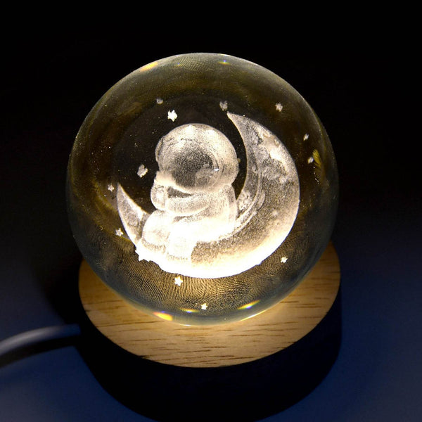 Astronaut Ball Night Light Lamp Decorative Lamp For Living Room Decor (1 Pc) - dailyneed.life