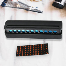 Temporary Car Parking Mobile Number Display with Magnetic Numbers Stickers,Car Parking Magnetic Mobile/Telephone Number Plate (1Pc)   - dailyneed.life