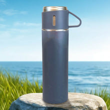 Stainless Steel Double Wall Insulated Flask Bottle With Cup (500ml Approx) - dailyneed.life