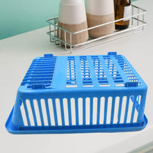 Unbreakable Plastic 3 in 1 Kitchen Sink Drainer Drying Rack (Without Bottom Tray) (MOQ :- 6 Pc) - dailyneed.life