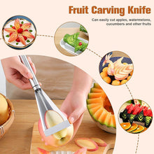 Stainless Steel Fruit Carving Knife - V Shape Channel Knife Tool (1 Pc) - dailyneed.life