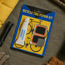 Bicycle Tire Repair Kit Puncture Repair Set with Adhesive Portable Tools (Mix Design / 1 Set) - dailyneed.life