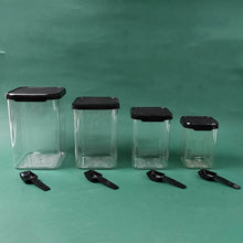 Plastic Air Tight Containers Storage (4 Pc Set With 4 Spoon) - dailyneed.life