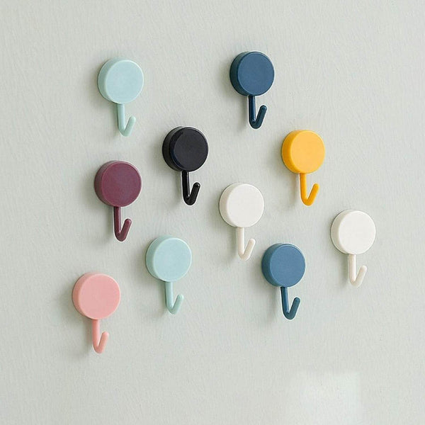 Self-Adhesive Sticky Wall Hooks (10 Pcs) - dailyneed.life