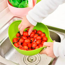Rice Bowl Thick Drain Basket with Handle - dailyneed.life