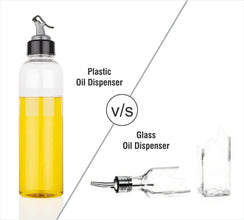 1L Oil Dispenser with Lid & Drip-Free Spout (Plastic) - dailyneed.life