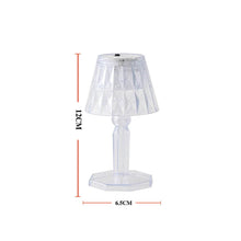 2in1 Transparent Mini Crystal Table Lamp with Reflection Light - dailyneed.life