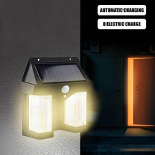 Outdoor Solar Wall Lamp Outdoor Waterproof High Quality Lamp Induction Garden Lamp Garden Villa Night Lamp Double Lamp Light (1 Pc) - dailyneed.life