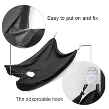 Black Beard Apron Hair Clippings Catcher Grooming Bib - dailyneed.life