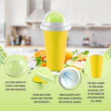 Smoothies Maker Cup, Magic Quick Frozen Smoothies Cup Cooling Cup Double Layer Squeeze Cup Slushy Maker (1 Pc) - dailyneed.life