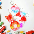Compact Pop It Keychain – Fun Stress Relief Fidget Toy (1 Pc | Mix Design) - dailyneed.life