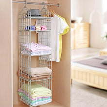 MULTIPURPOSE 5 LAYER FOLDING CLOTHES STORAGE RACKS||CLOSET FOR STUDENTS WARDROBE SHELVES SOCKS, SCARF, T-SHIRT, ETC||HANGING ORGANIZER STORAGE HOLDERS & RACKS - dailyneed.life