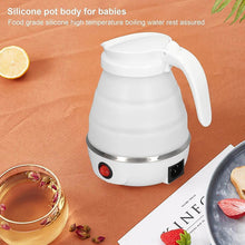Travel Folding Electric Kettle 600W - (304 Stainless Steel & Silicone) - dailyneed.life
