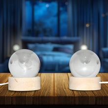 3D Crystal Ball lamps With Base (1 Pc / Mix Design) - dailyneed.life