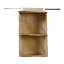 Fabric Hanging 2-Shelf Closet Cloth Organizer - dailyneed.life