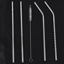 Reusable Stainless Steel Straws Set of 5 (2 Straight straws, 2 Bent straws, 1 Brush) - dailyneed.life