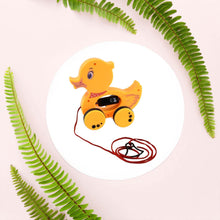 Pull Along Toy with Attractive Design, Developmental Toy for 1-Year-Old Girl Boy (Duck) - dailyneed.life