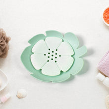 Plastic Flowers Soap Dish Bathroom Accessories Set Shower Gift ,Sabudani (1 Pc) - dailyneed.life