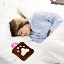 Paw Print Small Hot Water Bag with Cover for Pain Relief - dailyneed.life