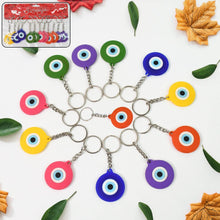 Evil Eye Rubber / Silicone Keychain (12 Pcs Set / Mix Color) - dailyneed.life