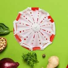 Folding Fruit Basket with Hanging Stand – Lotus Shape Tray for Fruits & Vegetables (1 Pc) - dailyneed.life