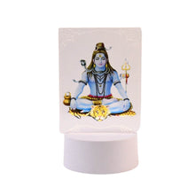 Beautiful 3D Lord Shiva Frame with Soft White Light (1 Pc) - dailyneed.life