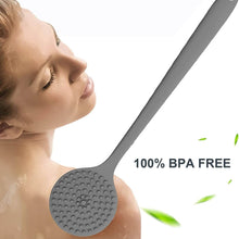 Silicone Back Scrubber Brush with Long Handle (1 Pc) - dailyneed.life
