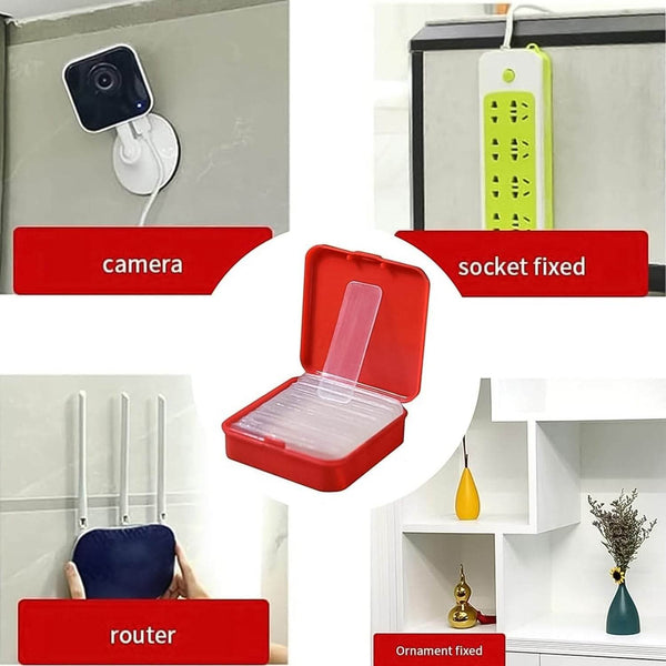 60-Piece (Approx) – Double-Sided Transparent Adhesive Stickers - dailyneed.life