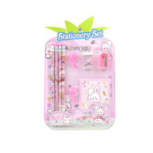 Kids' Stationery Kit: Wooden Pencils, Sharpener, Eraser, Diary (9 Pc Set) - dailyneed.life