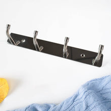 Stainless Steel Wall Mounted Coat 4 Hook Rack (20x3 / 1 Pc) - dailyneed.life