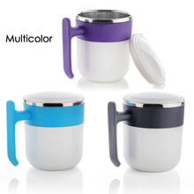 Stainless Steel Insulated Coffee/Tea Mug with Lid – Double Wall Hot Beverage Travel Cup, Milk Mug for Office & Home Use (1 Pc) - dailyneed.life