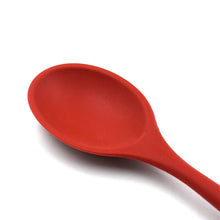 HEAT RESISTANT SILICONE BASTING SPOON NON-STICK SPOON HYGIENIC SOLID COATING COOKWARE KITCHEN TOOLS (27CM) - dailyneed.life