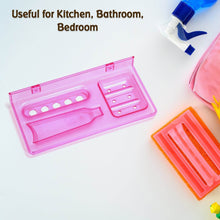 3-in-1 Glass Soap Dish for Bathroom Ware by Pure Source India - dailyneed.life