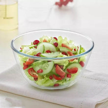 Bista Glass Serving & Mixing Bowls with Plastic Lid | Oven & Microwave Safe & Dishwasher Safe | Scratch Resistant | Transparent | For Household Gift For Birthday (3 Pcs set / 250 ML Approx) - dailyneed.life
