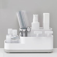 Plastic Multipurpose 5 Compartment Bathroom Desk Organizer Holder (1 Pc) - dailyneed.life