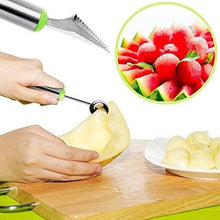 Multifunctional 2 in 1 Melon Baller - Stainless Steel Dig Scoop with Fruit Carving Knife. - dailyneed.life