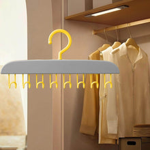 Plastic Organizer Hanger 360 Degree Rotatable Clothes Multifunctional with 8 Hooks Heavy Duty Clothing Tank Top Belt Towel Drying Rack Holder (1 pc) - dailyneed.life