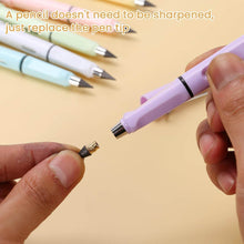 2In1 Everlasting Pencil Replaceable Head With Eraser (2 Pc / Mix Color) - dailyneed.life