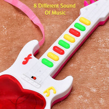 Battery Operated Musical Instruments Mini Guitar Toys and Light for 3+Years Old Kids. - dailyneed.life