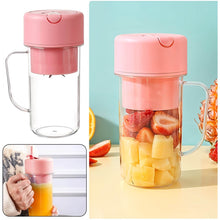 Portable Crusher Juicer With Handle & Straw, USB Rechargeable Multi Blades (420 ML) - dailyneed.life