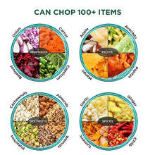 6 BLADE 2IN1 MANUAL FOOD CHOPPER, COMPACT & POWERFUL HAND HELD VEGETABLE CHOPPER (1000Ml) - dailyneed.life