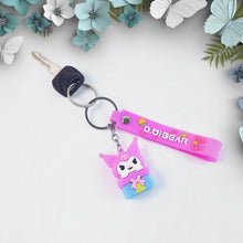 Cute Cartoon Silicone 3D Key Chain with Metal Hook & Strap (Pack of 1) - dailyneed.life