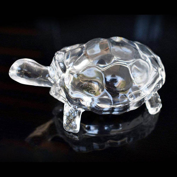 Crystal Glass Turtle-Tortoise for Feng Shui and Vastu - dailyneed.life