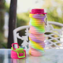 Colorful Collapsible Silicone Water Bottle (1 Pc) - dailyneed.life