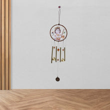 Krishna Medallion Dream Catcher Wind Chime Pendant Wall Hanging - Spiritual Home Decor - dailyneed.life