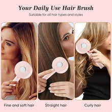Air Cushion Massage Brush with Long Handle & Self-Cleaning Detangling Comb, Hair accessories - dailyneed.life