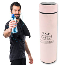Printed Smart Vacuum Insulated Water Bottle with LED Temperature Display (1 Pc / 500 ML Approx / Multicolor) - dailyneed.life