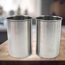 Multipurpose Stainless Steel Airtight Containers with See Through Lid (2 Pc Set / 1000 ML) - dailyneed.life